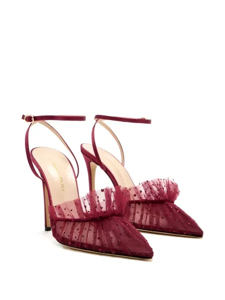 Lodičky Andrea Wazen s volány červené