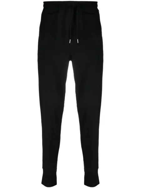 Pantaloni Paul Smith cu dungi alergare negru