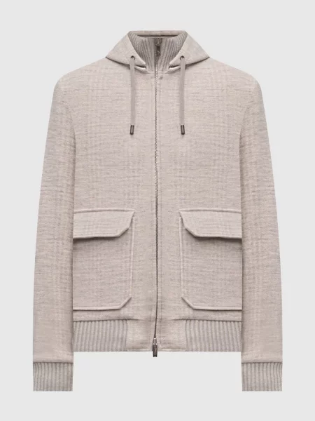 Куртка з вовною Capobianco бежева