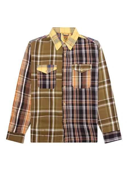 Košile Human Made se srdcovým vzorem žlutá