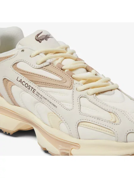 Кроссовки Lacoste бежевые