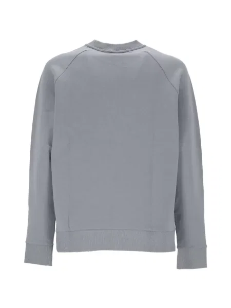Hanorac crewneck Boss cu autograf gri