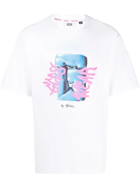 Tricou Gcds cu imagine alb