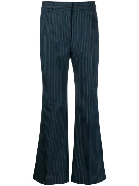 Pantaloni evazați Stella Mccartney evazat albastru