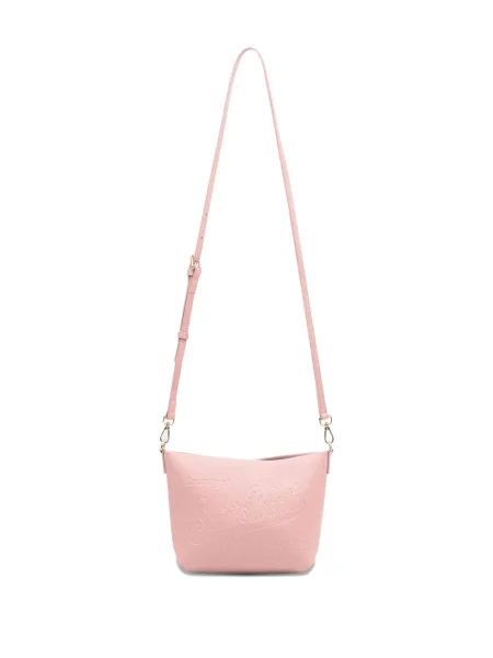 Geanta de piele Mc2 Saint Barth din piele roz