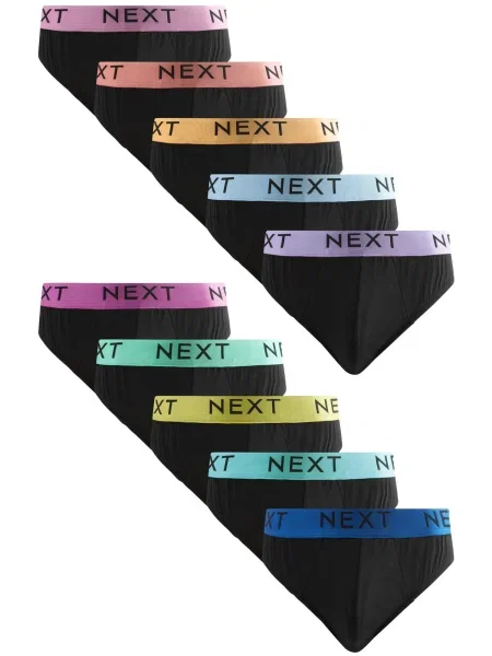 Next Spodnje hlačke modra / pastelno zelena / lila črna