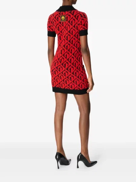 Rochie Marine Serre tricotate de costum roșu