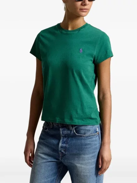 Gulerat tricou polo Polo Ralph Lauren cu decolteu în V fără mâneci maro