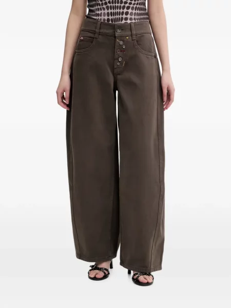 Blugi cu picior larg Miss Sixty maro