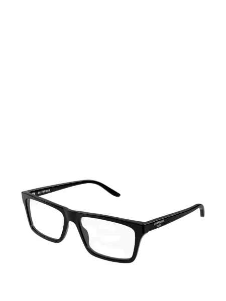 Правоъгълни слънчеви очила Balenciaga Eyewear черно
