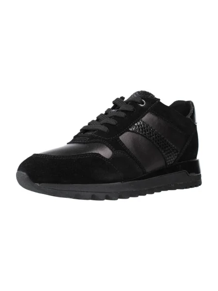 Pantofi Geox din piele de căprioară negru