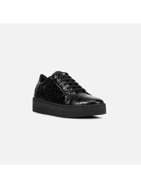 Sneakerși Geox negru