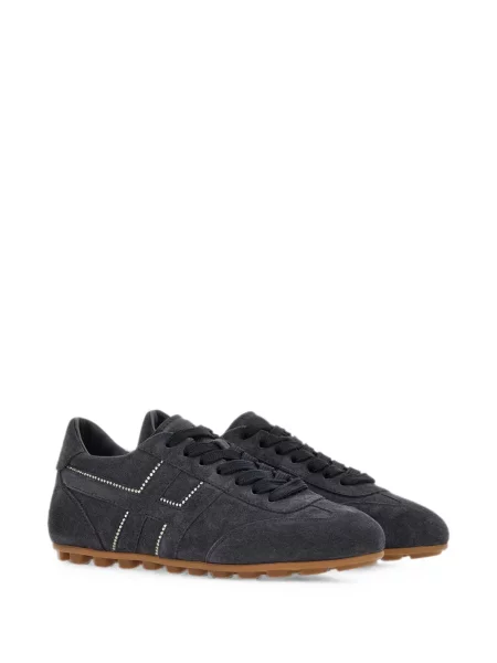 Sneakerși Hogan Olympia din piele de căprioară gri