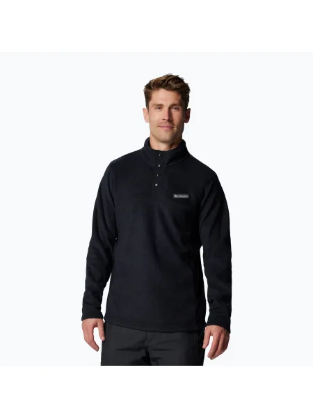 Columbia bărbați Steens Mountain Half Snap hanorac negru
