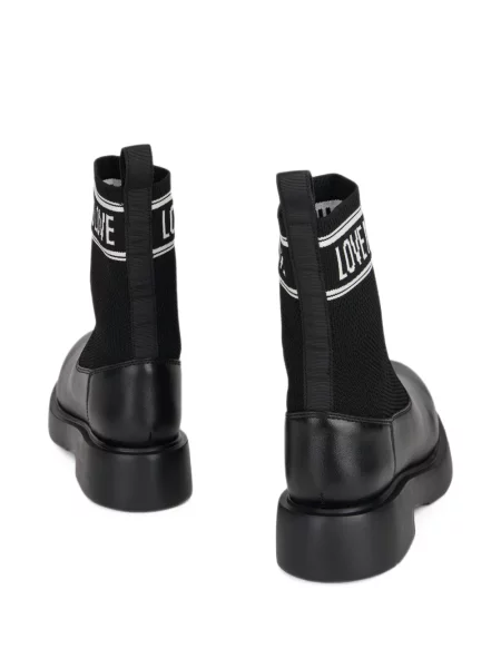 Botine Love Moschino cu imagine negru