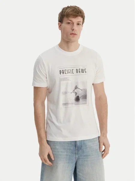 JOOP! Jeans Tricou JJJ-Laulea alb