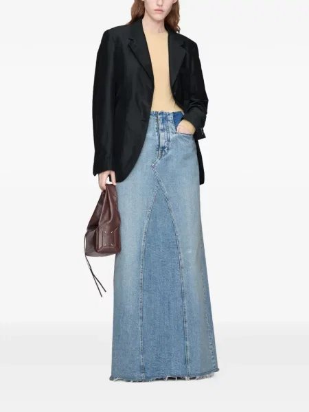 Fusta maxi Maison Margiela albastru