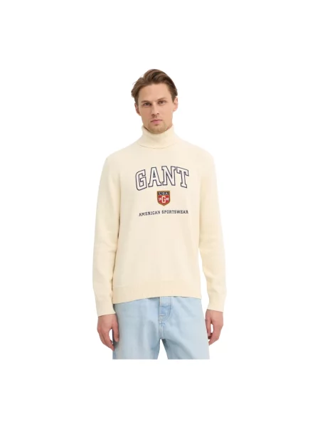 Sweter Gant biały