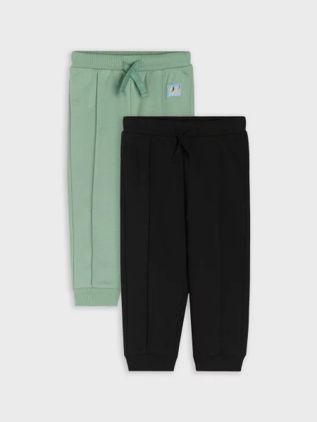 Dětské kalhoty jogger Sinsay zelené