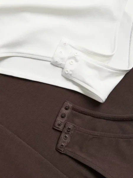 Reserved Боді з ліоцелом білий