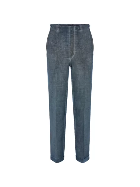 Pantaloni Maison Margiela albastru