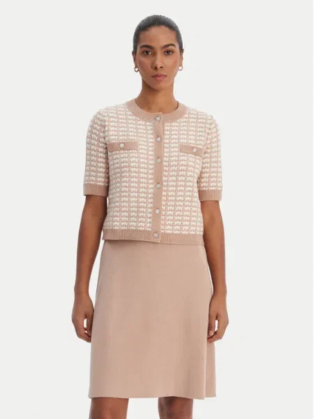 Morgan Set pulover și rochie bej