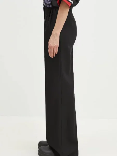 Coperni spodnie Wide Leg Tailored szerokie high waist czarny