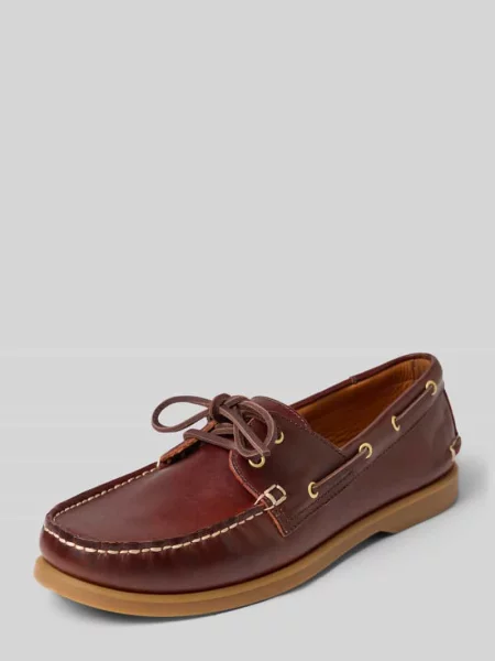 Loafersy z naturalnej skóry bydlęcej welurowej model LOUI M' Vagabond