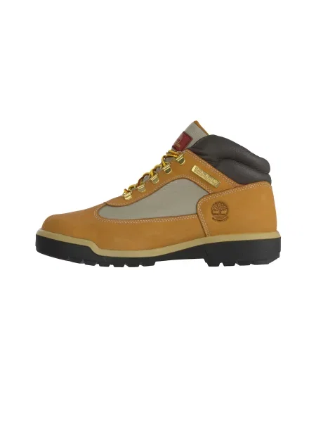 TIMBERLAND Bocanci cu șireturi maro cămilă / kitt / negru alb