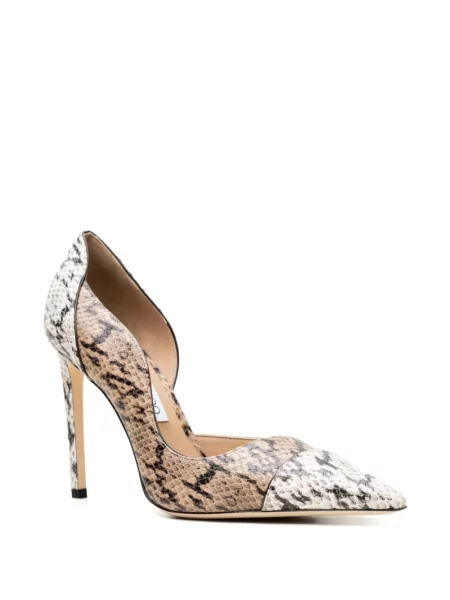 Pantofi cu toc Jimmy Choo cu model piele de șarpe