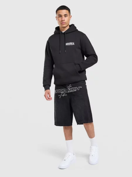 Hoodrich Bluza Z Kapturem Magma czarna