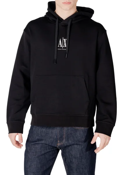 Mikina s kapucí Armani s kapucí černá