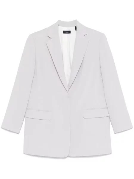 Sacou Theory din crep argintiu