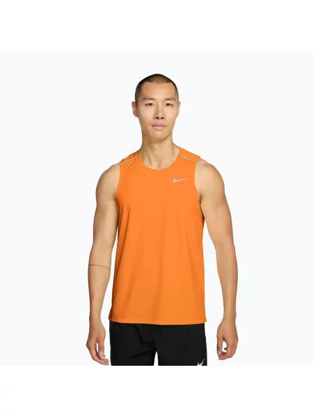 Tricou de alergare pentru bărbați Nike Miler Dri-Fit total orange portocaliu