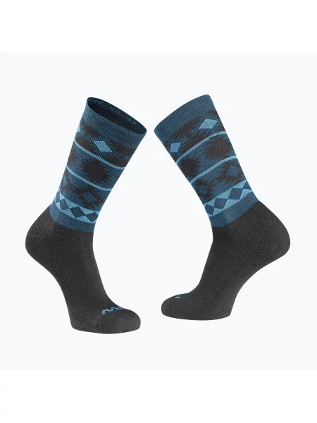 Cyklistické ponožky Northwave Core deep blue / black černé