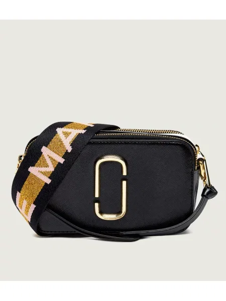 Bőr nyaklánc Marc Jacobs fekete