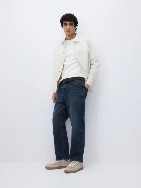 Reserved Джинси relaxed straight indigo jeans 