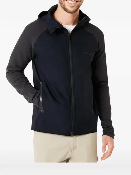 Hanorac cu glugă Oakley tricotate albastru