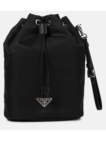 Geantă bucket Prada negru