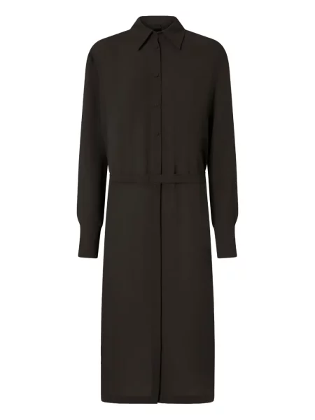 Rochie midi Pinko până la genunchi de costum maro