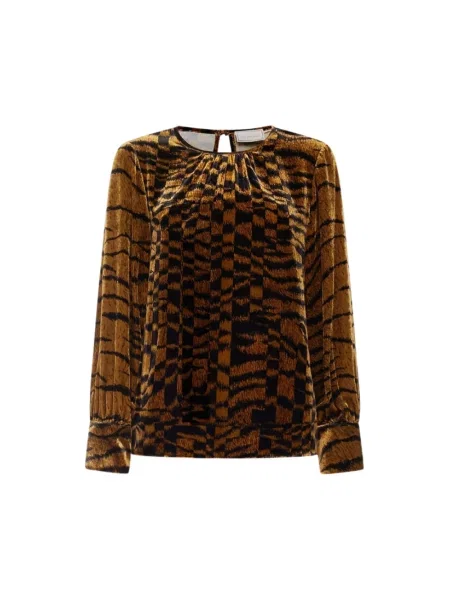 Bluzka Pierre Louis Mascia brązowa