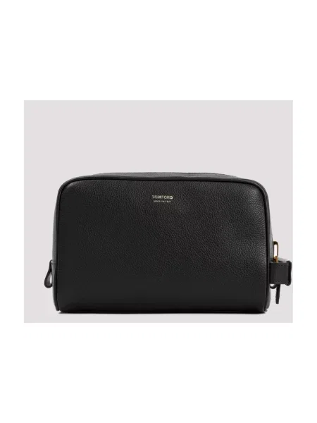 Kosmetyczka Tom Ford skórzana czarna
