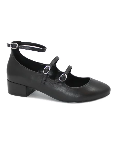 STEVE MADDEN Balerinke STEVE MADDEN COLLEAGUE black nero scarpe ballerina donna pelle cinturino' crna