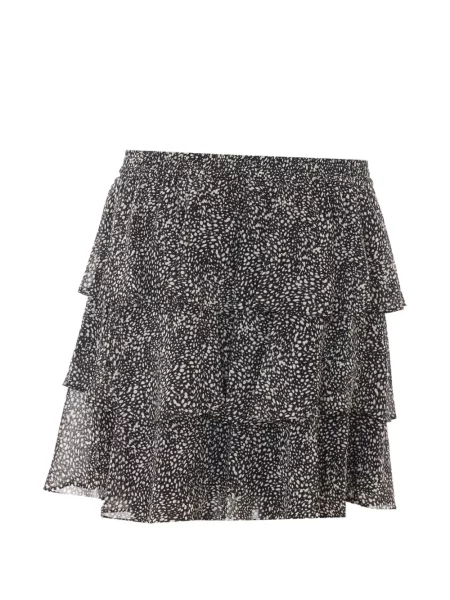 Fusta mini Michael Michael Kors cu volane negru