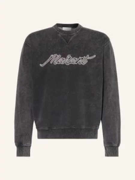 Isabel Marant Mikiny Mahony tmavě šedá