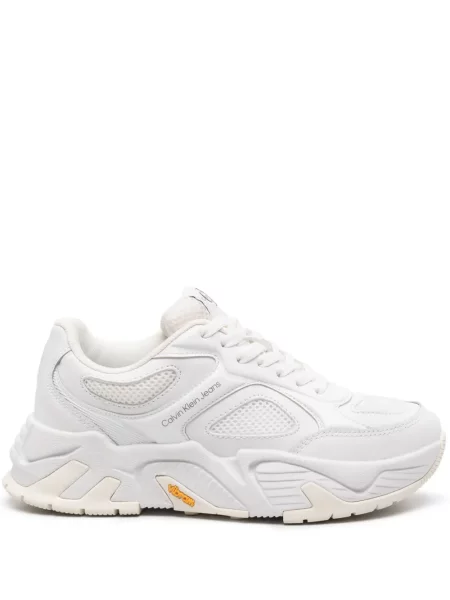 Sneakerși Calvin Klein Jeans chunky alb