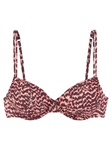 LASCANA Bikini zgornji del / bordo roza