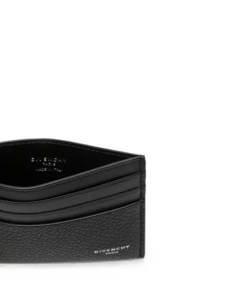 Portofel Givenchy din piele cu imagine negru