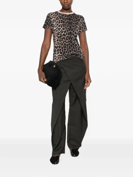 Tricou Baserange cu imagine cu model leopard