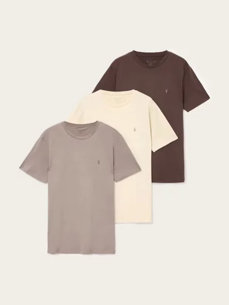 AllSaints tričko BRACE béžová